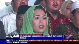 Keluarga Gus Dur Dukung Jokowi-Ma'ruf di Pilpres 2019