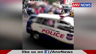हैदराबाद में पुलिस के सामने दिनदहाड़े कुल्हाड़ी से युवक को उतारा मौत के घाट || ANV NEWS