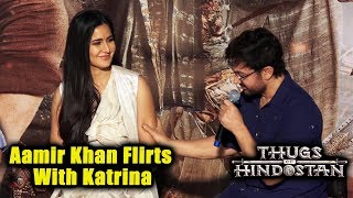 Aamir Khan Flirts With Katrina At Thugs Of Hindostan Trailer Launch
