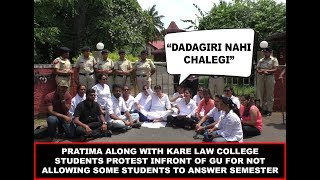 Law Students Barred From Answering Semester; Pratima Along With Students Protest