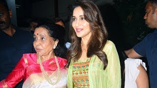 Asha Bhosle And Madhuri Dixit At Launch Of The New iPhone XS And iPhone XS max