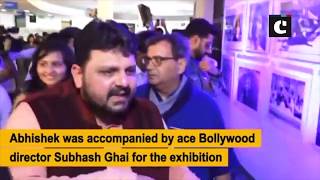 Jr Bachchan inaugurates rare collection of Big-B portraits
