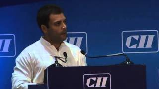 Rahul Gandhi Speaking on the Right Approach for Empowerment at the CII Meet