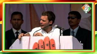 Congress Vice-President Rahul Gandhi Addressing the People of Sonumura in Tripura