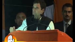 Rahul Gandhi addressing a public rally at Deoria UP) January 8, 2012