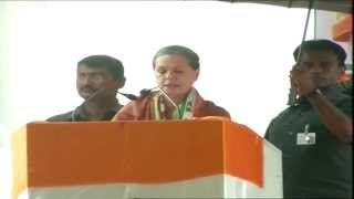 Congress President Smt. Sonia Gandhi in Bhilwara, Rajasthan on September 22, 2013