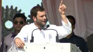 Rahul Gandhi Asks People To Fight For Their Rights in Aligarh, UP on Oct 9, 2013