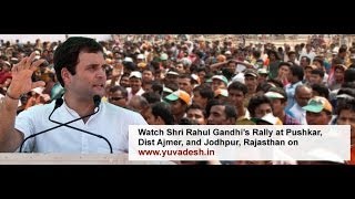 Live: Congress Vice-President Rahul Gandhi in Jodhpur, Rajasthan