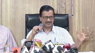 Delhi CM Arvind Kejriwal Briefs Media on BJP Govt's Amendment to Electricity Subsidy and Rates