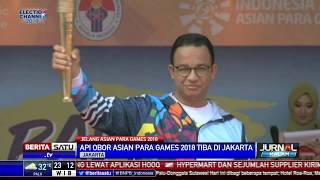 Anies Baswedan Terima Obor Asian Para Games 2018