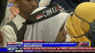 Ratusan Ulama Jawa Timur Dukung Jokowi-Ma'ruf