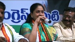 Actress Vijayshanti In TPCC Campaign Committee Meeting At Gandhi Bhavan | @ SACH NEWS |