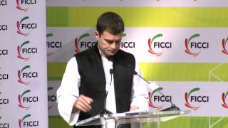 Rahul Gandhi talks about RTI being passed by the UPA government during his address at FICCI.