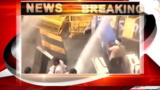 Cops Use Tear Gas Water Cannons As Protesting Farmers Try To Enter Delhi