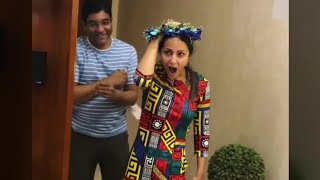 Hina Khan Birthday Surprise From Friends & Family - 2018