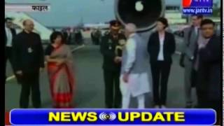 PM Narendra Modi coming back to India after attending BRICS in Brasil covered by Jan Tv