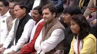 Rahul Gandhi at INC Manifesto Consultation With Labour Leaders of Rehri & Patri Unions