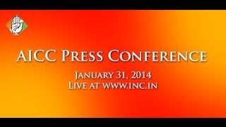 AICC Press Conference, January 31, 2014