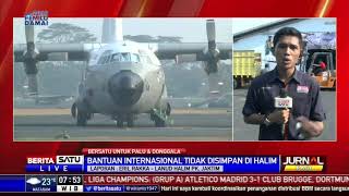 Bantuan Logistik dari 29 Negara Disimpan di Pangkalan Udara TNI AU Balikpapan