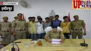 राठ पुलिस ने 6 चोर और लुटेरों को किया गिरफ्तार भेजा जेल