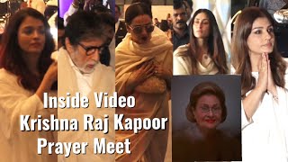 Full Video: Krishna Raj Kapoor Prayer Meet With Bollywood Celebs