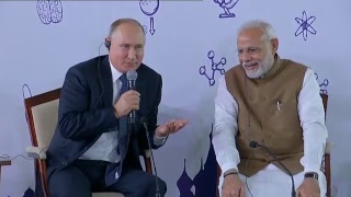PM Shri Narendra Modi & President Putin interacts with students