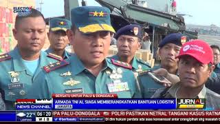 Kapal TNI AL Angkut 30 Ton Bantuan Logistik