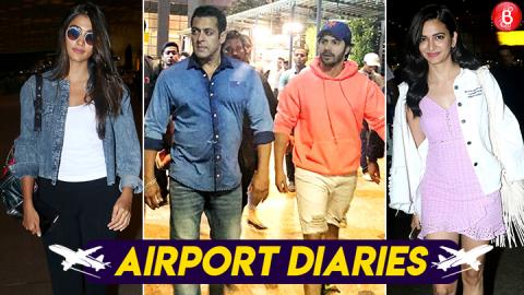 Salman Khan, Varun Dhawan, Kriti Kharbanda Keep It Casual At The Airport!