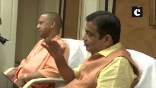 CM Yogi chairs review meeting with Nitin Gadkari