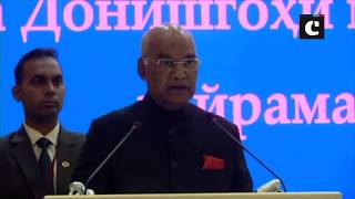 Tajikistan should work together to maintain peace & sovereignty in Afghanistan: President Kovind