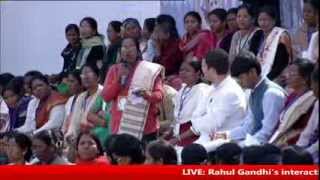 Rahul Gandhi's interaction with Tribal Women in Ranchi, Jharkhand | February 7, 2014
