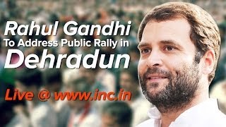 Rahul Gandhi to address Public Rally in Dehradun | February 23, 2014