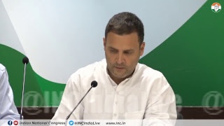 LIVE: Congress President Rahul Gandhi addresses media at Congress HQ on Rafale Deal Scam