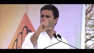 Rahul Gandhi Addressing a Public Rally in Balasinor, Kheda Gujarat on March 11, 2014