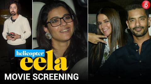 Bollywood Celebrities attend the screening of Helicopter Eela starring Kajol