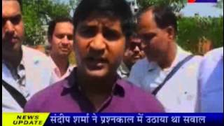 Lab Technician Protest in Jaipur news telecasted on jantv
