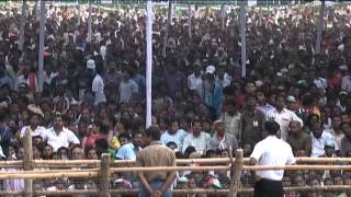 Smt. Sonia Gandhi Addressing a Public Rally at Balasore, Orissa on April 11, 2014