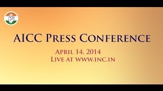 AICC Press Conference on 14th April 2014