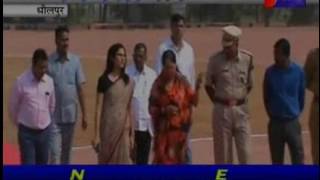 jantv Dholpur CM Vasundhra Raje Dholpur visit