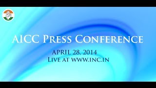 AICC Press Conference on 28th April 2014