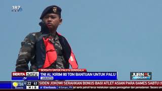 TNI AL Kirim 80 Ton Bantuan Logistik ke Palu