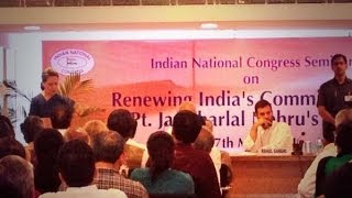 Smt. Sonia Gandhi Speaking at a Seminar Remembering Pandit Nehru
