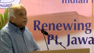 Professor Mushirul Hasan Speech at a Seminar Remembering Pandit Nehru on May 27, 2014