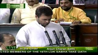 Rahul Gandhi Takes Oath as Member of the 16th Lok Sabha