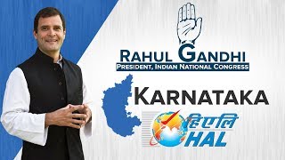Congress President Rahul Gandhi's Interaction with HAL Workers at Minsk Square, Bengaluru