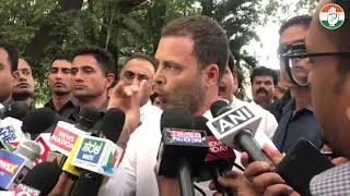 Shri Rahul Gandhi addresses media after meeting with HAL workers in Bengaluru on Rafale Scam