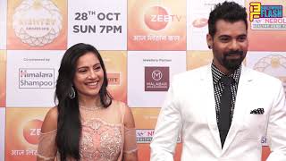 Shabbir Aluwalia With Wife Kanchi Kaul At Zee Rishtey Awards 2018 - Full Interview