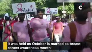 Walkathon to create breast cancer awareness held in Chennai