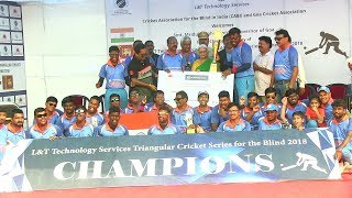 India Wins Blind Cricket Tri-Series Against Sri Lanka In The Finals