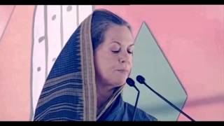 Smt  Sonia Gandhi Addresses Public Rally at Meham, 4 October 2014